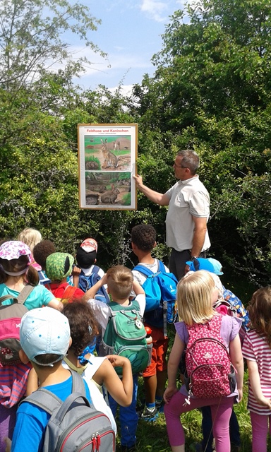 Jägervereinigung Calw: Waldnachmittag mit dem Kindergarten Simmozheim